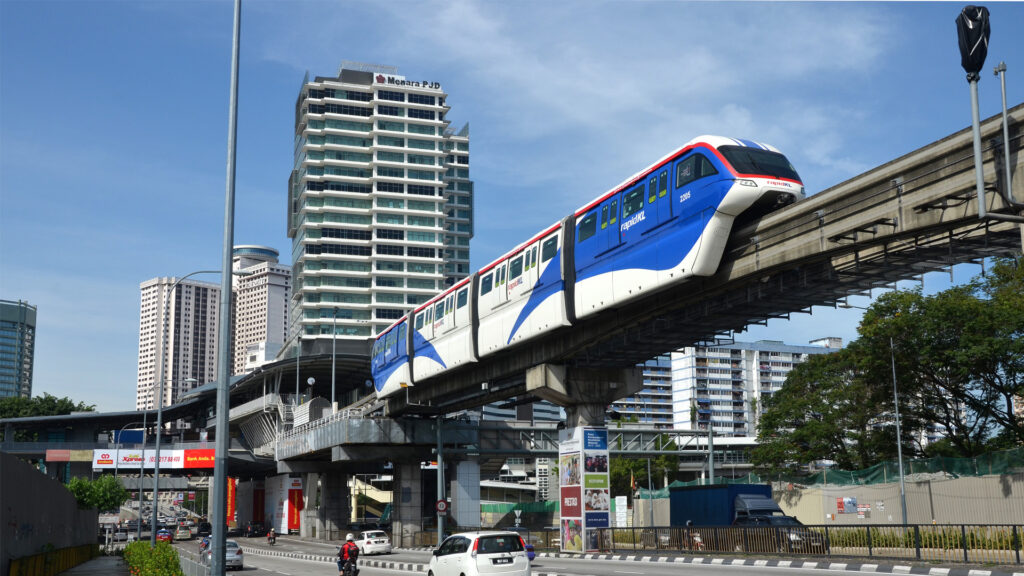 Mono rail in Kuala Lumpur